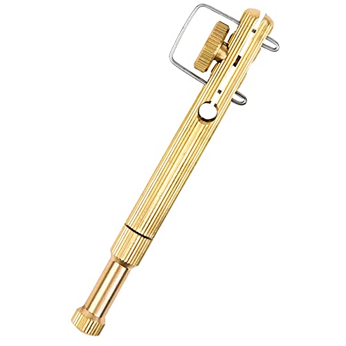 Fishing Line Hook Knot Tying Tool, 1pcs/2pcs Copper Practical Knot Line Tying Knotting Tool Portable Fast Fishing Tie Hook - color: Gold