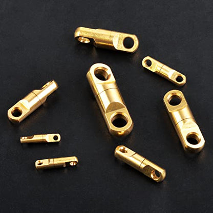 OROOTL Heavy Duty Barrel Swivels Saltwater Fishing Swivels Wind On Swivels for Big Game Fishing High Strength Stainless Steel Swivel Connector Tackle for Freshwater Fishing - size: 9mm_1200lb-10pcs