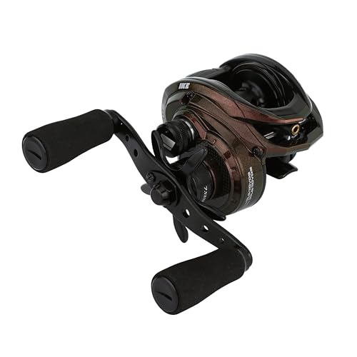 Abu Garcia IKE Signature Low Profile Baitcast Fishing Reel, Reliable Freshwater Reel, Durable & Lightweight Graphite Construction, Infini Brake System - size: Right Hand-High Speed