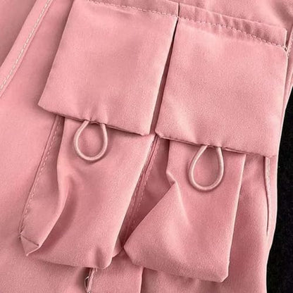 Fishing Vest - Fishing Vests for Men Lightweight Zip Up Sleeveless Utility Jackets Softshell Outwear Vests with Pockets - color: 01# Pink, size: XX-Large