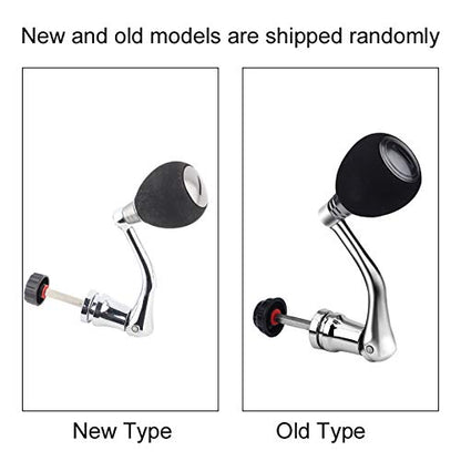 Fishing Reel Handle, Metal Spinning Reel Handle, Lightweight Rocker Handles Offers Firm Fixation with Hex Trunk for Series 2000 and 3000, Reel Repair Replacement