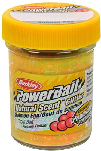 Berkley PowerBait Natural Glitter Trout Fishing Dough Bait - color: Rainbow, style: Salmon Egg