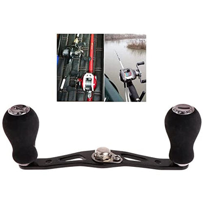 3PCS Black EVA Power Fishing Reel Handle Grip Fit For Abu Garcia Daiwa Baitcasting USA