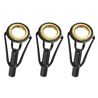PATIKIL Fishing Rod Tips Repair Kit Stainless Steel Ring Guide for Saltwater Freshwater Fishing - size: 3.2mm
