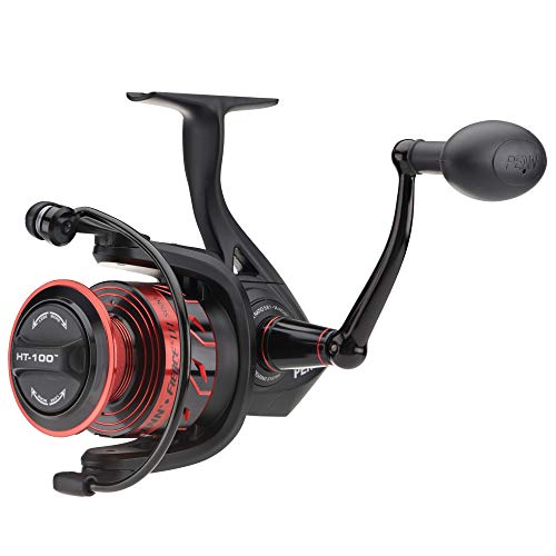 Penn Fierce III Spinning Inshore Fishing Reel, Size 2000, Right/Left Handle Position, 5 Bearings for Smooth Operation - size: 5000 - Plastic Clam, style: Fierce III