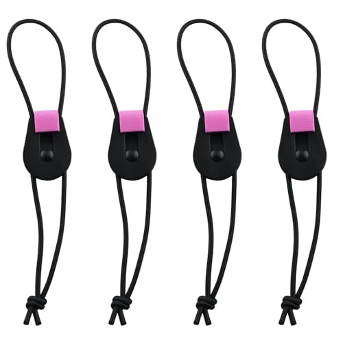 LQ Industrial 4PCS Elastic Nylon Rod Holding Strap Quick Release Fishing Pole Strap for Lure Fishing Outdoors