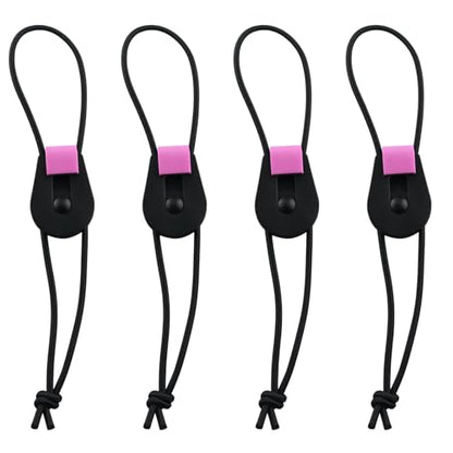 LQ Industrial 4PCS Elastic Nylon Rod Holding Strap Quick Release Fishing Pole Strap for Lure Fishing Outdoors