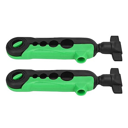 plplaaoo 2PCS Mini Line Spooler Portable Adjustable Fishing Line Spooler Fishing Line Winder Machine Mini Bobbin Reel Accessories - color: Black Green