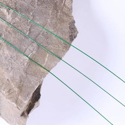 20 Pcs 20cm Super Strong Tensile Force Anti Bite Steel Fishing Line Steel Wire Leader with Rotating Snaps Fishing Lead Wire