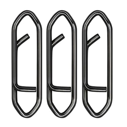 Fishing Power Clips, 200pcs Fishing Speed Clips for Fishing Lure Quick Change, High Strength Stainless Steel Clips Snap Freshwater Saltwater Crankbait Popper Lure Connector Tackle - size: 155pcs (6 Sizes):#18,#20,#23,#25,#28,#30