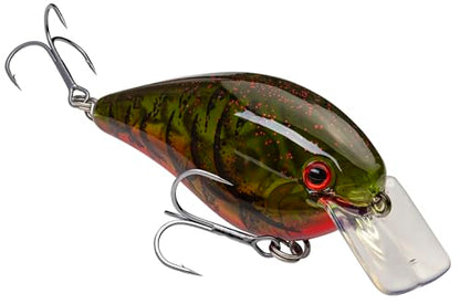 Strike King KVD 1.5 Hard Knock Fishing Lure, 3/8 oz, 3D Lifelike Eyes - color: Phantom Watermelon Seed Red Craw, size: 3/8oz