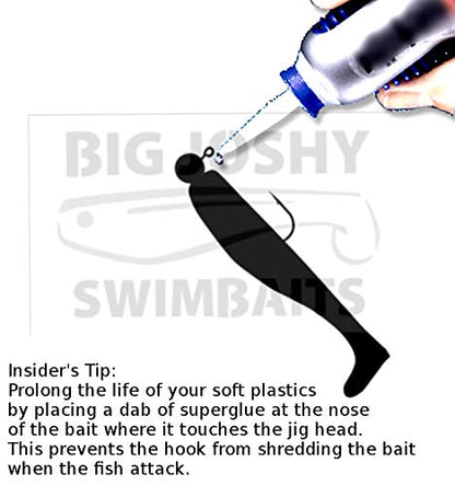 BIG JOSHY SWIMBAITS Minnow (2.75" 7 Pack, 3.25" 5 Pack) - color: Solar Flare
