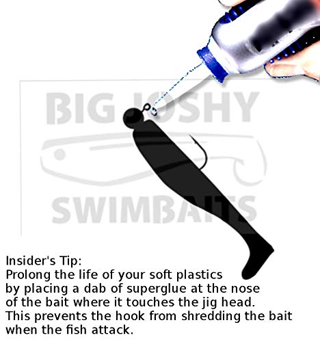 BIG JOSHY SWIMBAITS Minnow (2.75" 7 Pack, 3.25" 5 Pack) - color: Ultimate Chartreuse