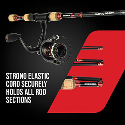 Amundson Savvy Rider Backpacker All-in-One Fishing Combo