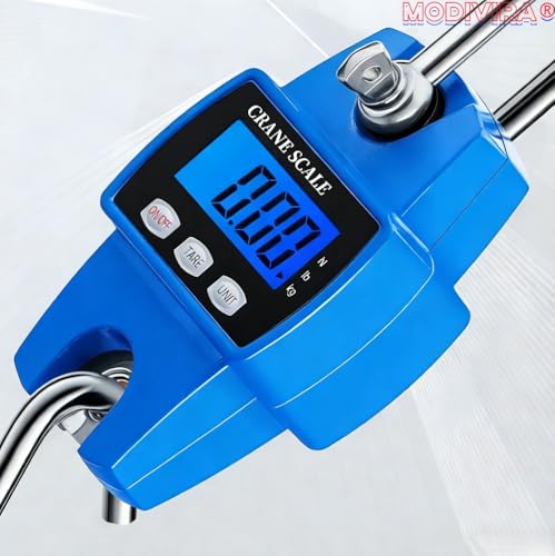 Digital Crane Scale Bow Draw Weight Scale LCD-Digital Electronic Aluminum Alloy Shell Weight 660lb Hanging Weight Scales Portable Travel for Fishing Outdoor as Other Occasions (Blue) - color: Blue