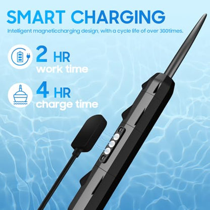 Robotic Smart Lure Bait Fishing Electric Lures USB Rechargeable Wobbler Swimbait Fishing Tackle Lifelike Action for Bass, Trout, Pike, Lure Zombie Fish & Dead Fish Revival Tech Freshwater Saltwater
