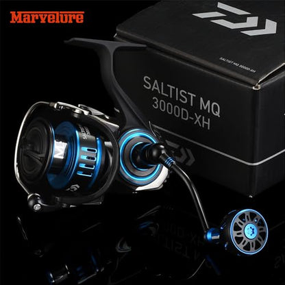 Power Handle for Daiwa 16 Saltist 2500-5000, 22Saltist MQ 2500-14000 Spinning Reel Replacement Handle - size: For 22 Saltist MQ 2500-4000 (Elite Version)