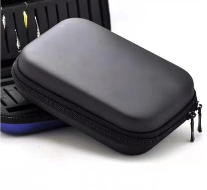 Waterproof Fishing Lure Storage Binder Bag, EVA Bait Organizer Case, Portable Leader Wallet Tackle Binder for Spinner Baits & Fishing Gear