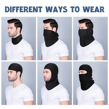 Geyoga 12 Pcs Cooling Balaclava, UV Sun Mask for Men Women, Summer Breathable Helmet Liner for Motorcycle Fishing - color: Mixed, style: Classic