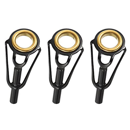 PATIKIL Fishing Rod Tips Repair Kit Stainless Steel Ring Guide for Saltwater Freshwater Fishing - size: 2.2mm