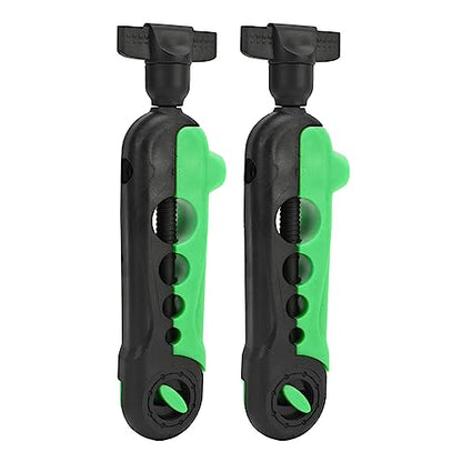 Tyenaza 2PCS Mini Line Spooler, Portable Adjustable Fishing Line Spooler Fishing Line Winder Machine Mini Bobbin Reel Accessories - color: Black Green