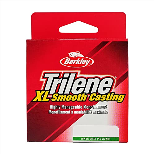 Berkley Trilene XL Monofilament Fishing Line - color: Low-Vis Green, size: 110yd, style: 4lb Test