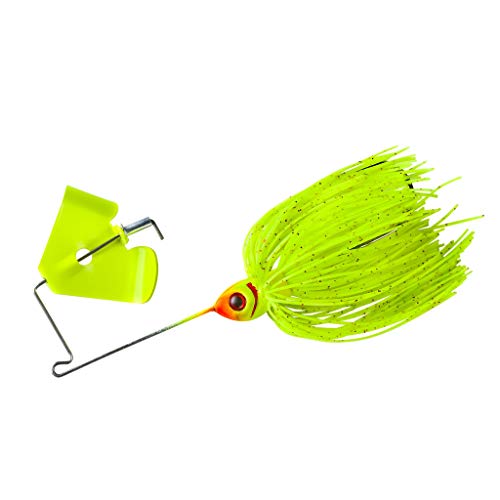 BOOYAH Pond Magic Small-Water Spinner-Bait Bass Fishing Lure - color: Firefly, style: Pond Magic Buzz