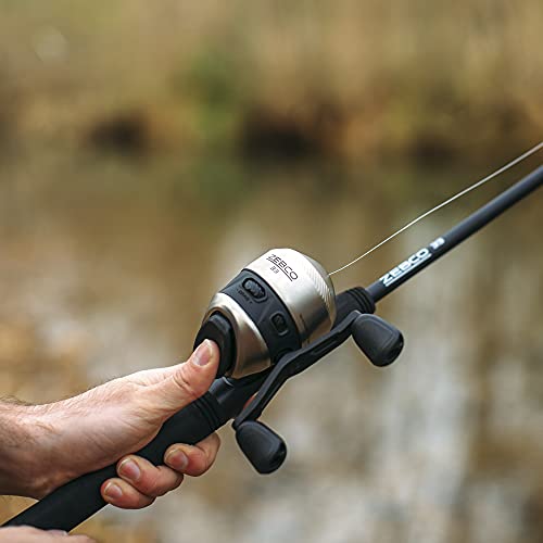 Zebco 33 Spinning Reel and Telescopic Fishing Rod Combo - style: 6 Foot - Spincast