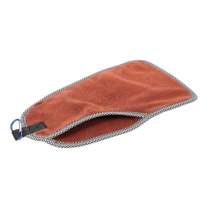 Veemoon Fishing Towel with Carabiner Quick Dry Microfiber Hand Towel for Saltwater Fishing Gear Outdoor Camping Hiking Fish Cleaning Accessories