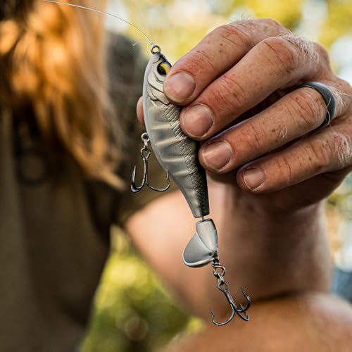 6th Sense – The Scramble Bass Fishing Topwater Fishing Lure with Rotating Tail - color: Spanish Bone, size: 126mm