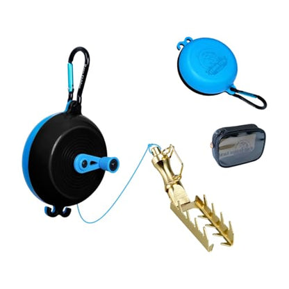 Fishing Lures Device Hard Baits Equipment with 30M Line Fishing Baits Retrievers Savers Accessories Tackle Recovery Tool - color: blue black