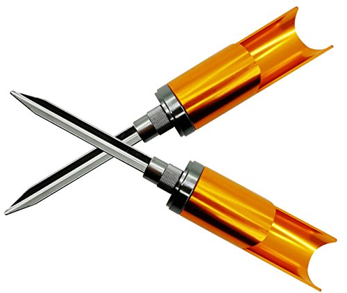 Fishing Rod Pole Holder Ground Support Stand – Universal Aluminium Alloy Fishing Rod Holder Detachable Pole Stand for Bank Shore Fishing