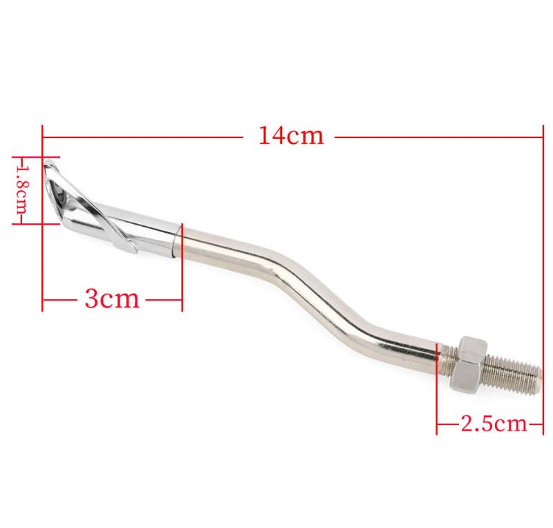 Replacement Part New Bowfishing Rod Attachment Bow Fishing Reel Seats Shoot Thru Rod Stainless Steel