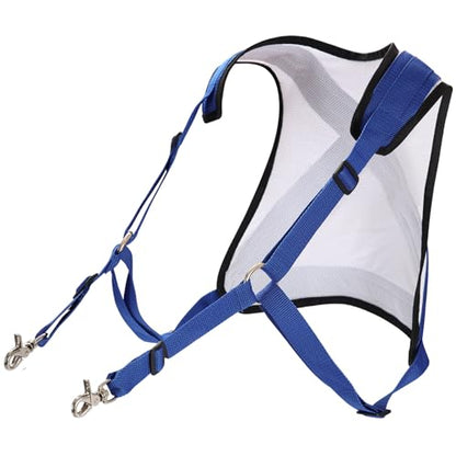 PELLOR Fishing Shoulder Back Harness, Ultralight Fishing Rod Holder Vest, Adjustable Sea Fishing Vest Tackle Equipment for Fishing Big Fish