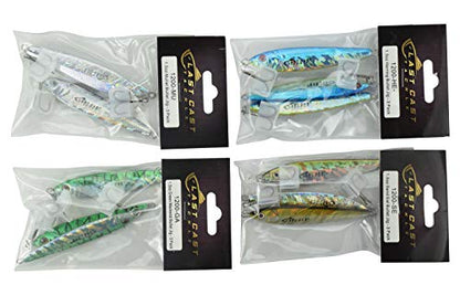 1.5oz-2.5oz Bullet Jig - 3 Pack - 4 Colors & 3 Weights to Choose from - color: Sand Eel, size: 2.5oz