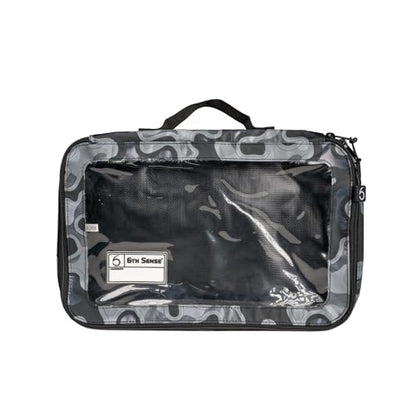 6th Sense – Bait View Fishing Tackle Bag, Clear View Soft Plastic Storage - color: Willis - Thermal Hog, size: X-Large