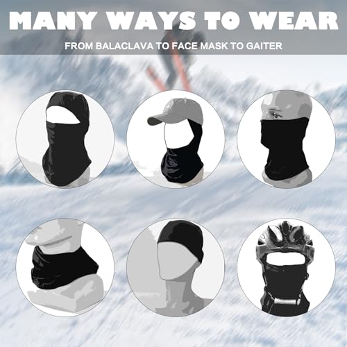 Achiou Ski Mask Balaclava Shiesty, Cooling Ice Silk Motorcycle Face Cover | Ski Mask for Men/Women,Breathable Face Mask,Thin Summer Balaclava,Versatile Use for Skiing Moto,UV Protection,Helmet Friendly - color: White Camouflage
