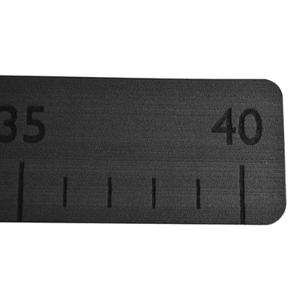 40" Fish Ruler for Boats, Laser Engraved Peel and Stick EVA Foam Fish Measuring Board, Fishing Measurement Tape for Fishing Boats, Yachts, Kayaks (Charcoal) - color: Charcoal