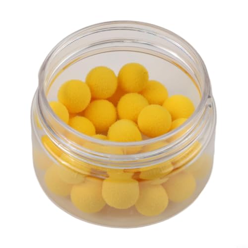 Carp Fishing Floating Boilies EVA Foam Balls Artificial Bait for Hair Rig for chod Rig Bottom Fishing Tackle 10mm Strawberry Scent(Potato Flavor 8mm)