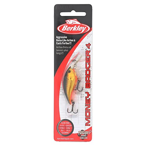 Berkley Money Badger Fishing Hard Bait - color: Black Gold, size: 1 1/2in - 3/16 oz