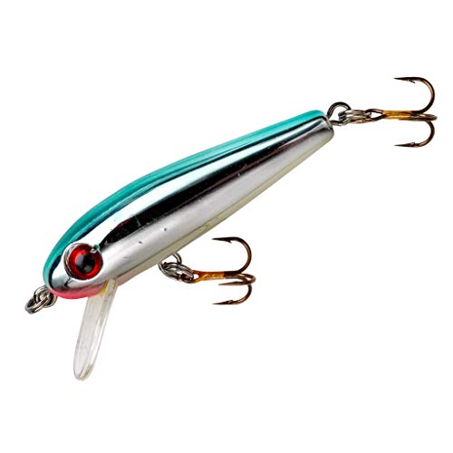 Value Series Minnow Crankbait Shallow Water Fishing Lure - color: Silver/Blue, size: 1 5/8"