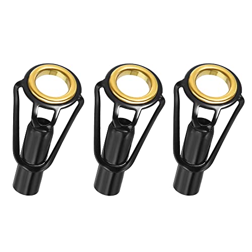 PATIKIL Fishing Rod Tips Repair Kit Stainless Steel Ring Guide for Saltwater Freshwater Fishing - size: 5mm