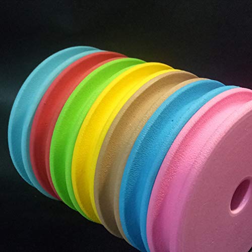 SEWACC Fishing Line Spool Holder 10 Pack Foam Winding Plates Large 3.74 X 3.74 X 0.59 in Line Storage for Separating Different Diameter Fishing Wire Outdoor Accessory