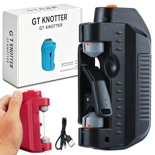 Automatic Fishing Knot Tying Tool, Easy Cast Knot Tying Tool, 2026 Upgraded Electric Lure Gt Knotter, Quick Tying Device Fishing Hook Tier Knots Gift for Fishing Lovers - color: Black, size: Rechargeable