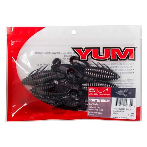 Scutter Bug - color: Black Neon, size: 3.5"