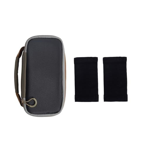 Raprance Fly Fishing Reel Case - Padded Tackle Organizer Bag with 2 Dividers, Water-Resistant Protective Gear Storage for Fishing Accessories