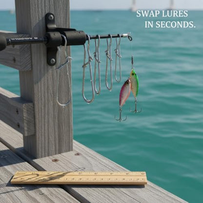 Gourd-Shape Stainless Steel Lure Snaps, Silver Finish Quick-Change Connectors for Saltwater and Freshwater Fishing Tackle (100-Pack Assorted Sizes) - size: 3.94 x 3.15 x 0.98"