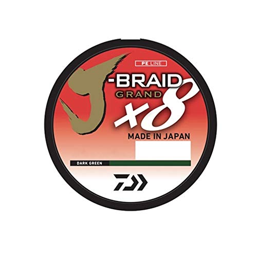 DaiwaJ Braid X8 Grand - color: DARK GREEN