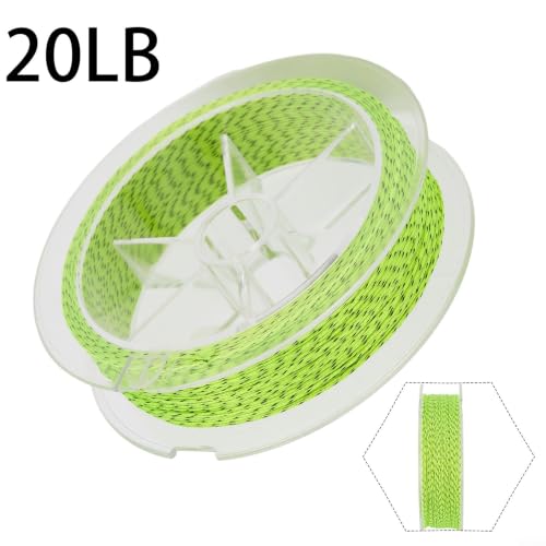 for Braided Fly Line Backing 50m Dacron Fishing Leader with Loop for Trout Bass Salmon Freshwater Saltwater Anglers Strong Low Stretch - size: C