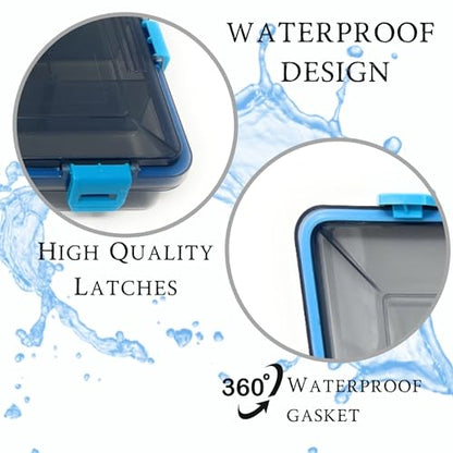 Reaction Tackle Standard Tackle Trays, Plastic Tackle Box Organizers with Four Secure Latches, Removable Dividers and Semi Transparent Lid for Fishing Storage - 3600 (2-Pack) - size: 3600 (2-Pack)